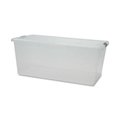 Iris Stackable Storage Box, Clear, 31.5" W, 13" H, 22.75 gal Volume Capacity IRS100201